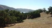 Coyote Ridge with view of Coyote Lake
