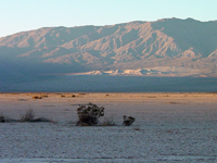 Panamint Valley with Panamint Dunes in Death Valley National Park, California. 