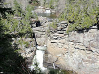 Linville Falls in North Carolina is along the Blue Ridge Parkway. 