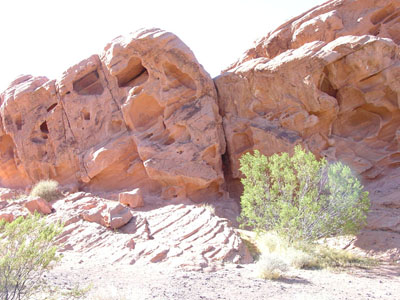 Aztec Sandstone Outcrop
