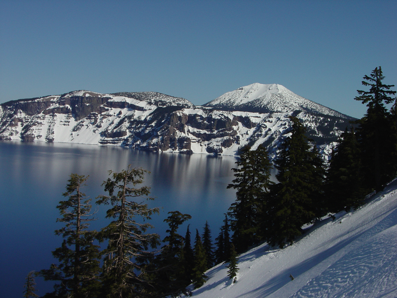 Mounte Scott and eastern Crater Lake