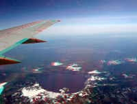 Crater Lake from 30,000 feet