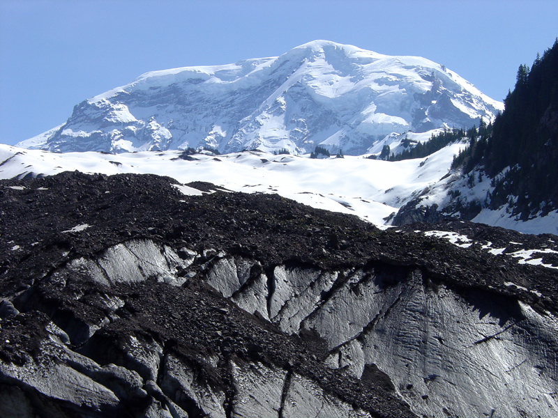 Carbon Glacier on Mount Rainier