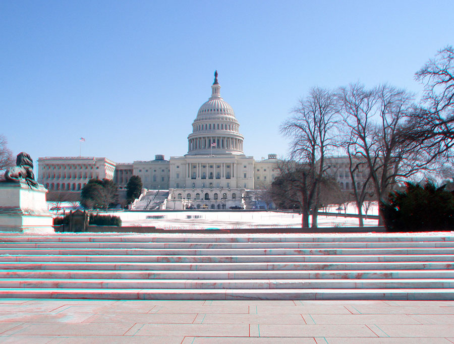 View of the U.S. Capitol Building and vicinity