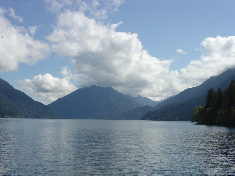 Lake Crescent and Mount Storm King