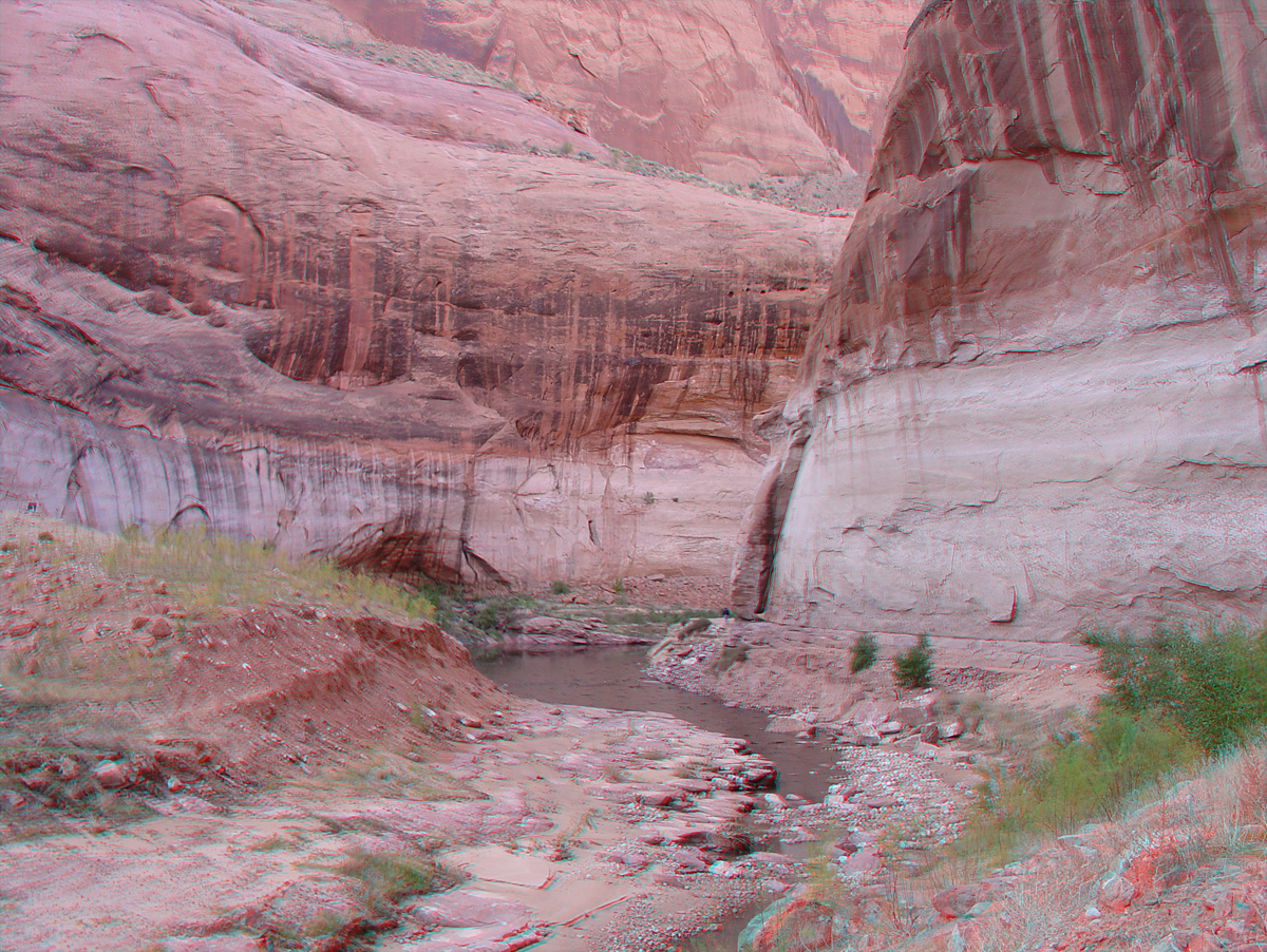 Brainbow Bridge's drainage ends up in Lake Powell
