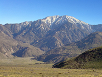 Cliff face of San Jacinto Peak near Palm Springs, California