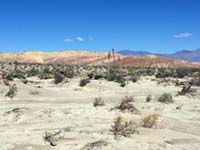 Silty lower alluvial fan deposits in the Anza Borrego Desert, California