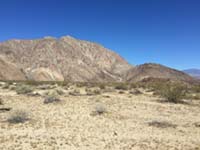 Upper alluvial fan deposits in Anza Borrego Desert, California