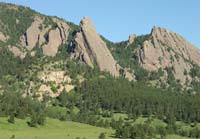Flatirons of Boulder Colorado
