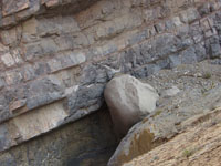 Boulder in Marble Canyon, Death Valley, California