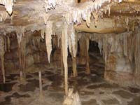Speleothems in Lehman Caverns, Nevada