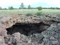 Lava tube, El Malpais National Monument, New Mexico