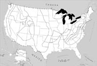 Physiographic Provinces Map (blank)