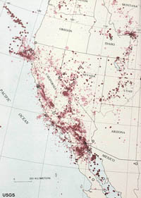 California earthquakes