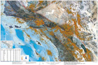 Map of earthquake faults and earthquake epicenters (1970 to 2010) in Southern California.