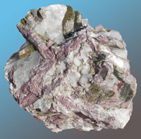 Tourmaline-bearing pegmatite from San Diego County, California