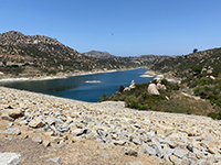 View of Lake Ramona from the east end of the dam.