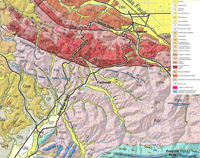 Geologic Map of the Juan Bautista de Anza National Historic Trail