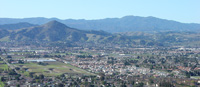 Santa Clara Valley and southern Santa Cruz Mountains near Morgan Hill