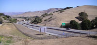 Highway 101 crosses the San Andreas Fault