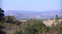 Distant view along San Andreas Fault