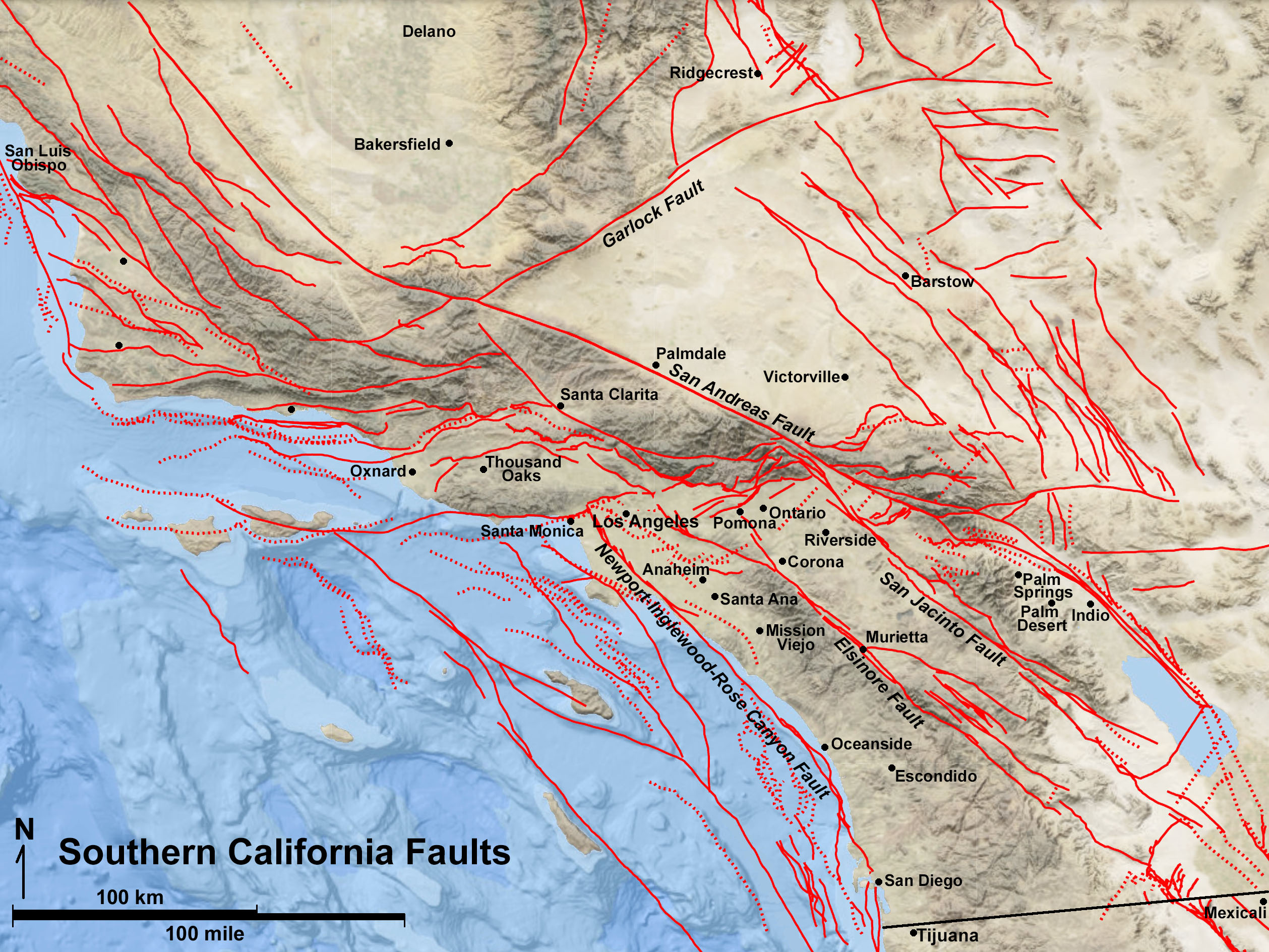 Elsinore Fault Zone, Southern California