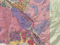 Geologic map of the study area.