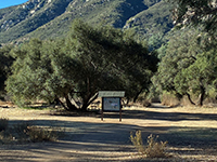 Kiosk at Del Dios Community park with CTC Trail.