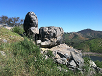 The Blew Stone Chari on Fletcher Poin Trail.