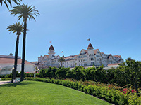 View looking at the north side of Hotel del Coronado from 