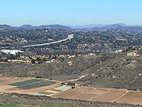 Interstate_15, Escondido, and San Marcos Mountains in the distance.