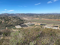 View looking west at the San Pasqual_Valley with Escondido Mesa (Highlands Terrace) on the opposite side of the valley.