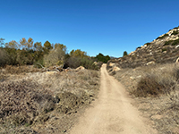 Raptor Ridge Trail along the San Dieguito Creek habitat.