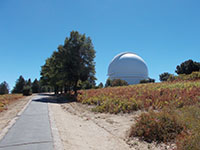 Path to the historic Palomar Observatory.