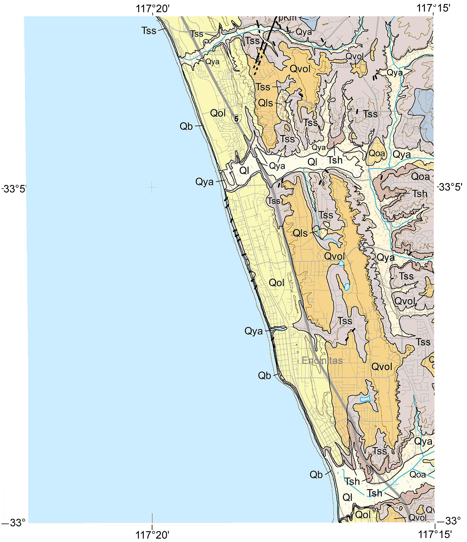 Encinitas 7.5. minute quadrangle