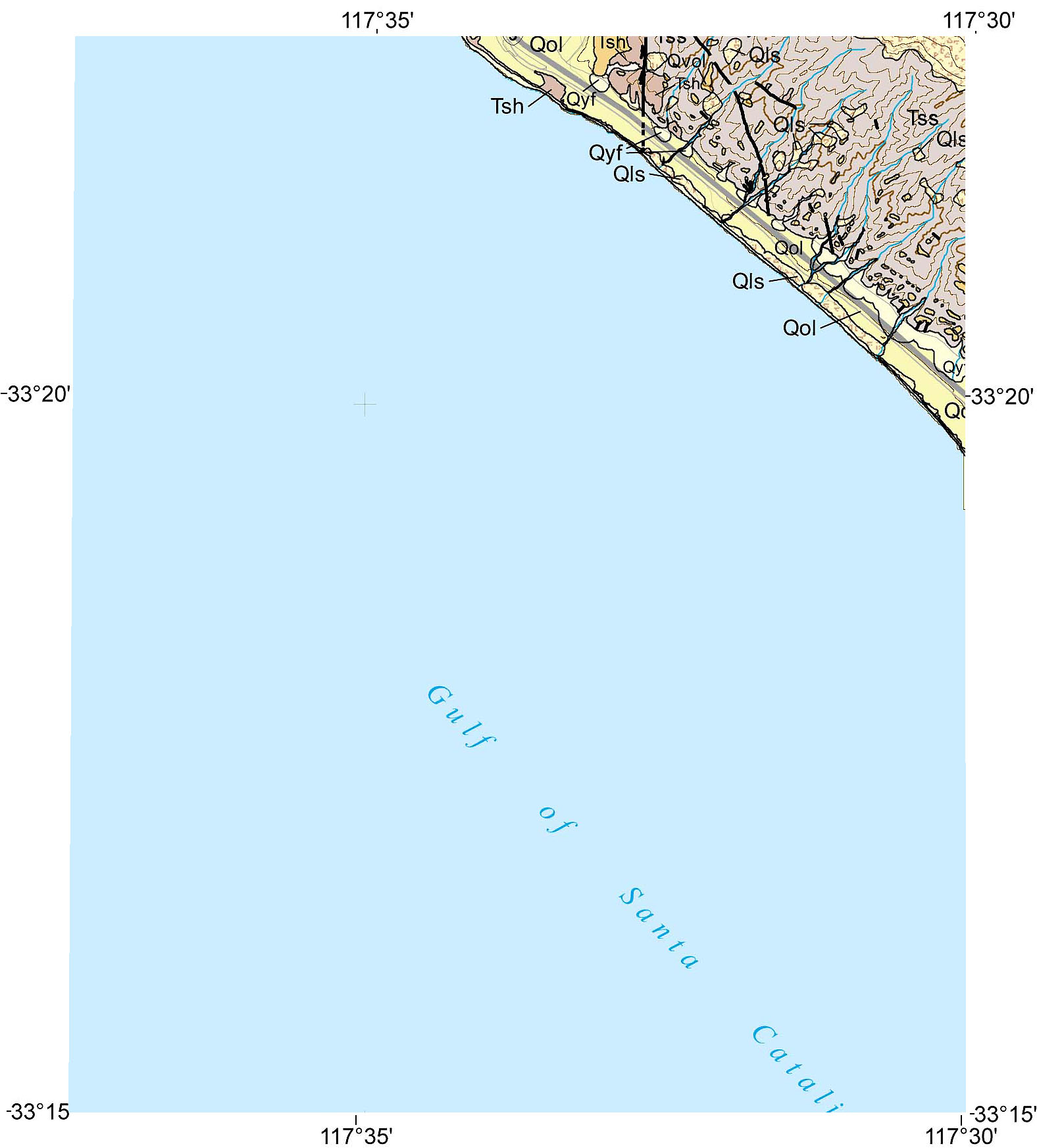 San Onofree Bluff 7.5 minute quadrangle