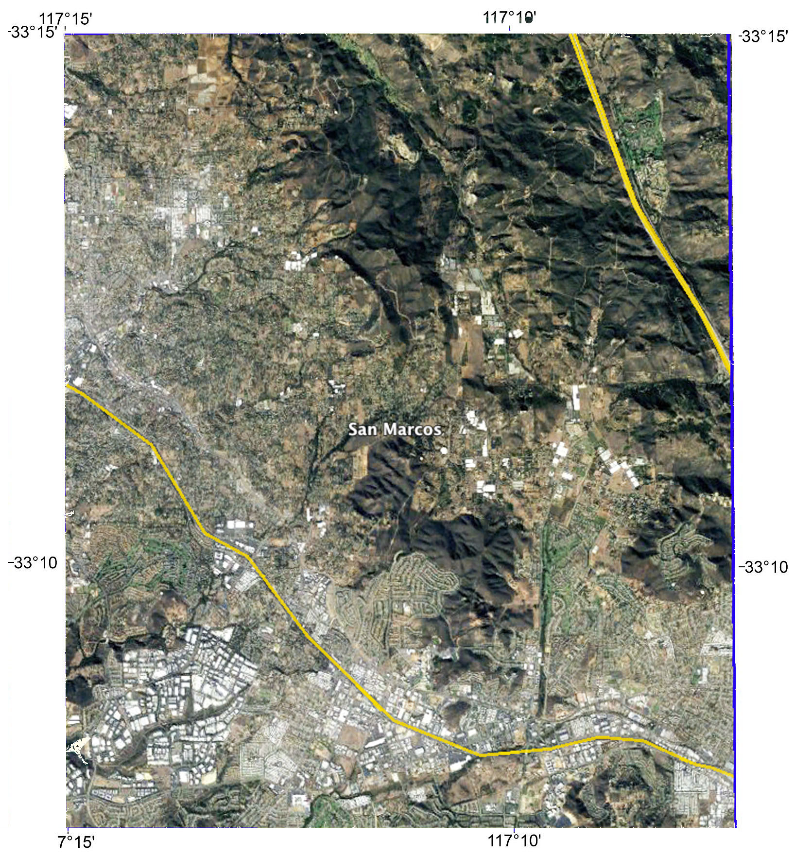 San Marcos 7.5 minute quadrangle