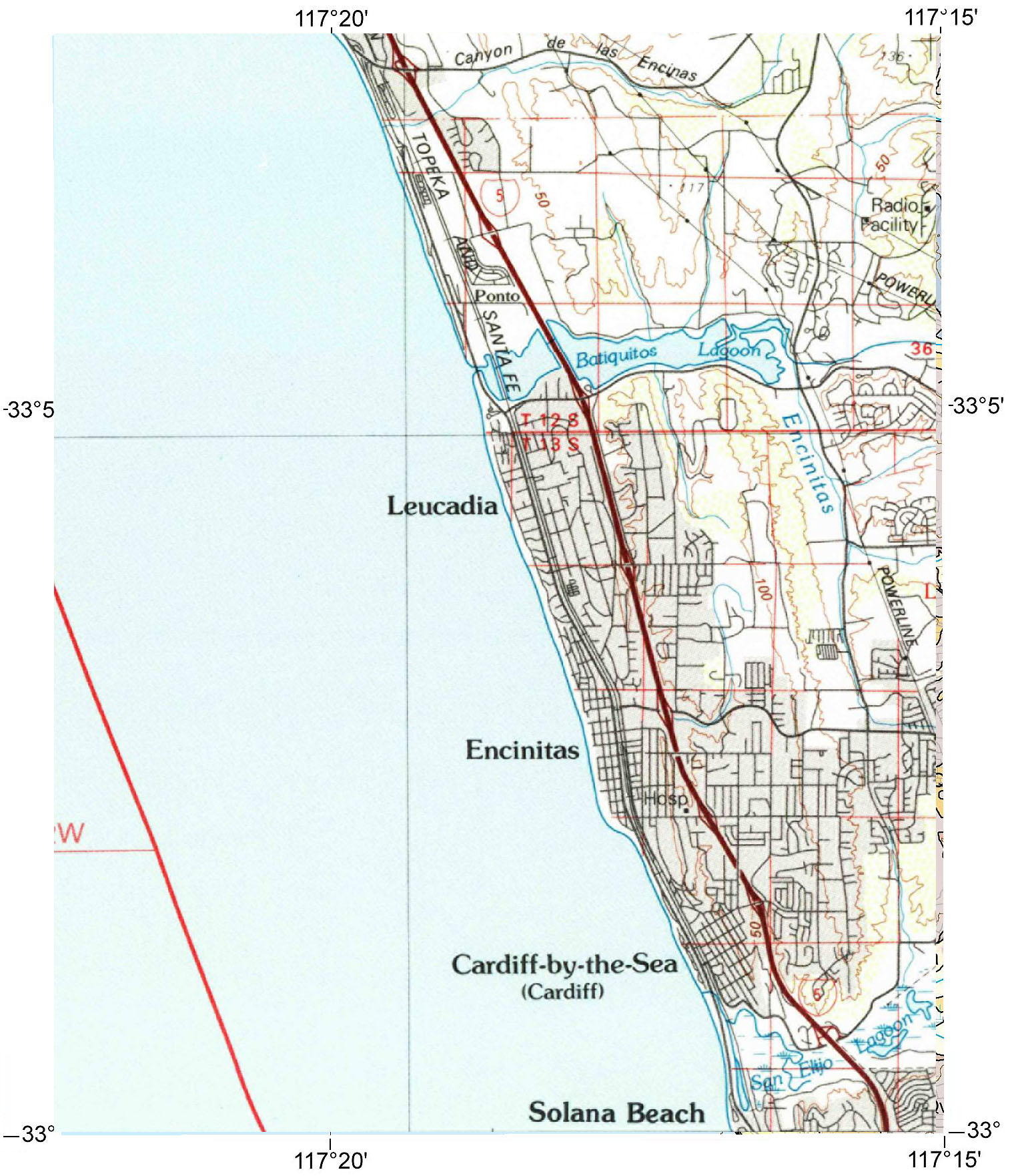 Encinitas 7.5. minute quadrangle