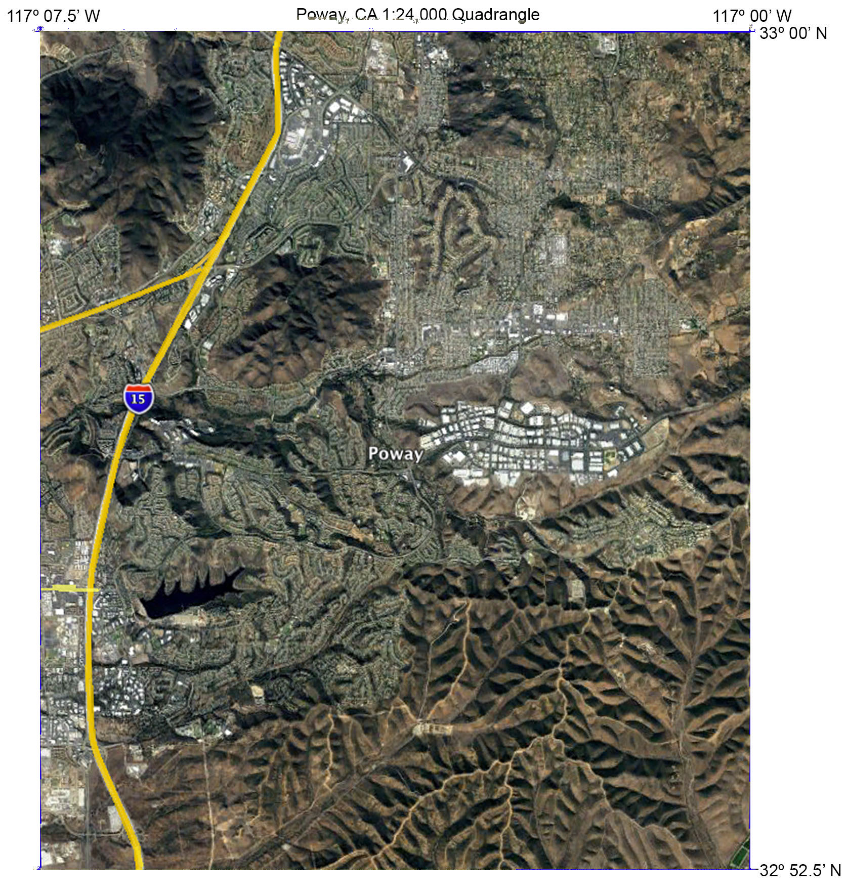 Poway 7.5 minute quadrangle