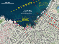 Map of the La Jolla Bay area