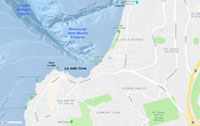 Map of the La Jolla Cove area
