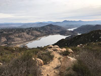 View from Lake Hodges Overlook in the Elfin Forest Recreational Reserve.