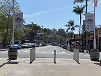 View looking south along San Diego Avenue in Old Town.