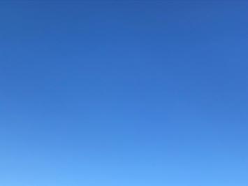 Clear blue sky illustrated
