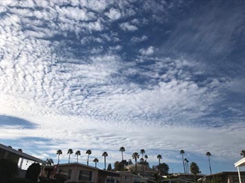 Cirrocumulus with some cirrostratus 