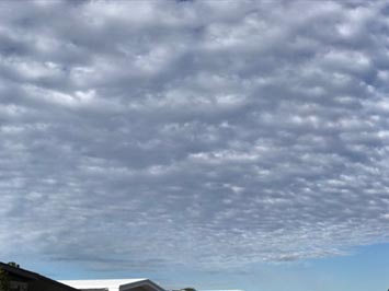Higher level stratocumulus clouds over Carlsbad, California