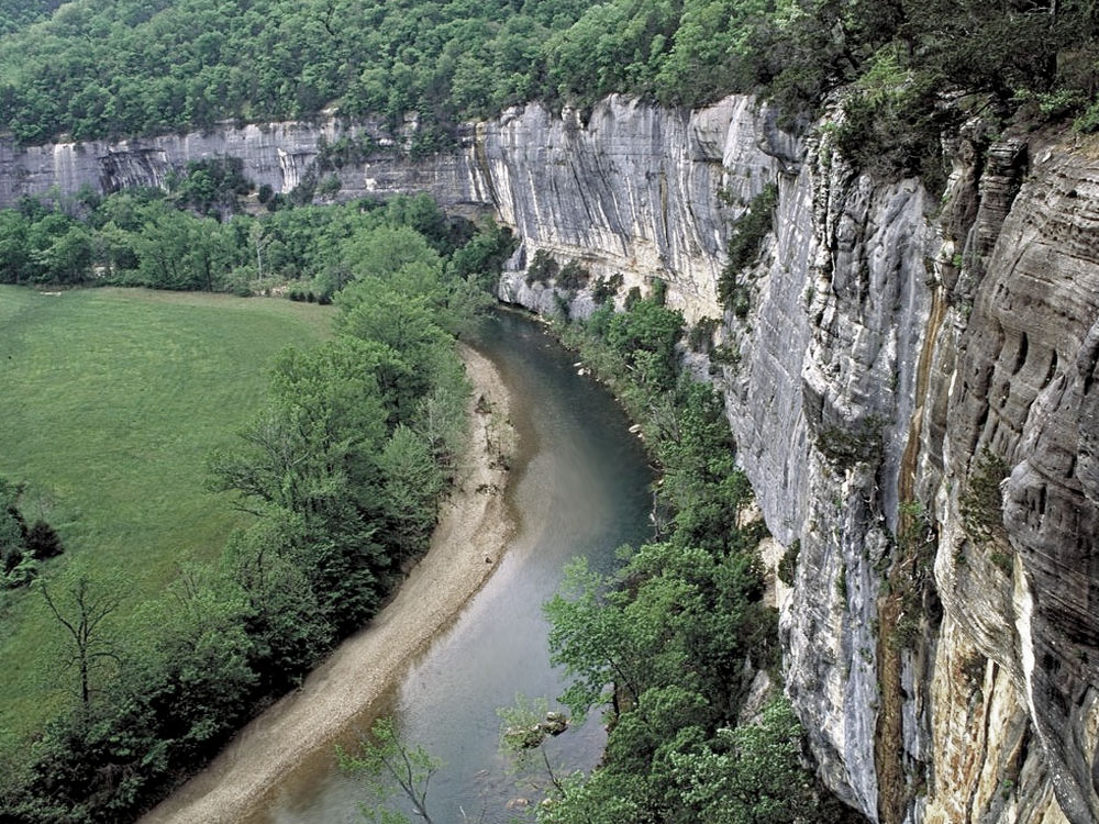 Image result for picture of limestone in ozark mountains