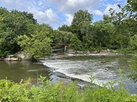 Rapids on the Cuyahoga River in Cuyahoga Valley NP, Ohio