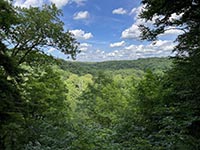 Northern Appalachian Plateau in Cuyahoga Valley NP, Ohio.